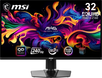 MSI MAG 321UPX QD-OLED Monitors